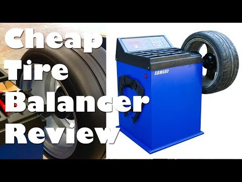 Видео: Распаковка, тестирование и обзор недорогого балансировочного станка Tire Balancer 680