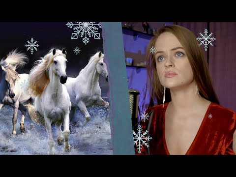 Видео: "Три белых коня." Любимая зимняя песня! Кавер на песню из к/ф "Чародеи." "Three white horses.(cover)