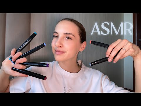 Видео: АСМР| Ты звезда, а я делаю тебе макияж фломастерами 🤩 ASMR| spit painting, mouth sounds 💋