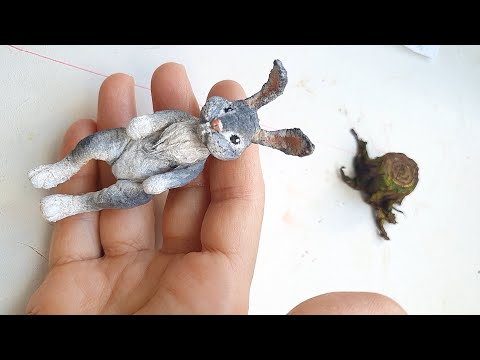 Видео: Мастер-класс Заяц и пенёк из ваты