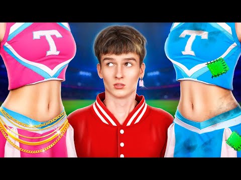 Видео: Хорошая Чирлидерша vs Плохая Чирлидерша | Новенькая Стала Капитаном Команды