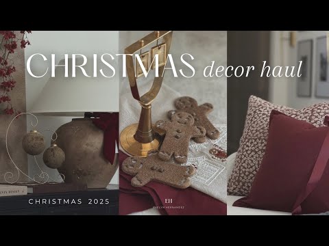 Видео: НОВИНКА! Рождественский декор 2025 года || Тема: «Тёмно-красный» || Что я купила на Рождество