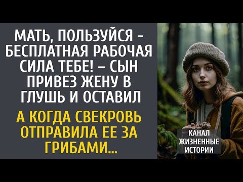 Видео: Мать, пользуйся - бесплатная рабочая сила тебе! – сын привез жену в глушь и оставил…