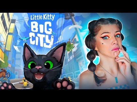 Видео: КОТИК ПОТЕРЯЛСЯ - Симулятор Кота ► Little Kitty, Big City #1