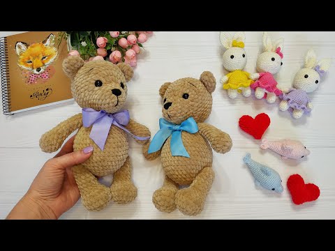 Видео: #101амигуруми Новая авторская игрушечка //Готовые вязаные игрушки // Процессы
