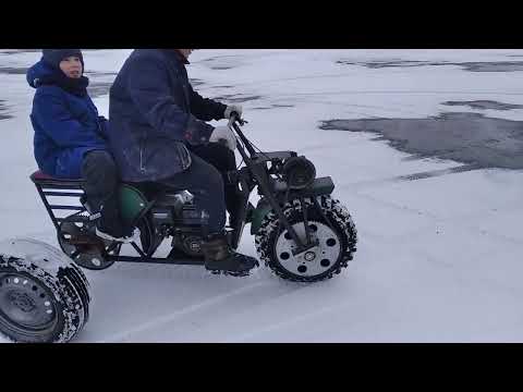 Видео: мотоцикл для бездорожья