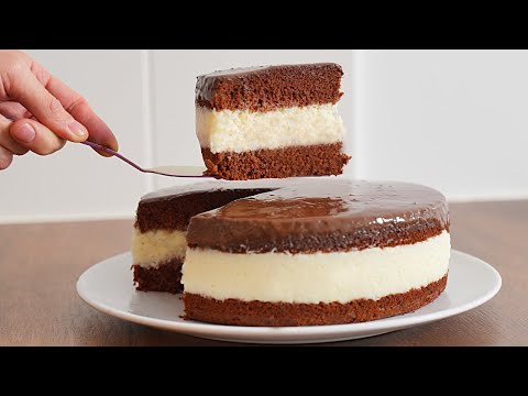 Видео: Нереально ВКУСНЫЙ торт Баунти 🍰 Торт тает во рту! Chocolate Cake Bounty