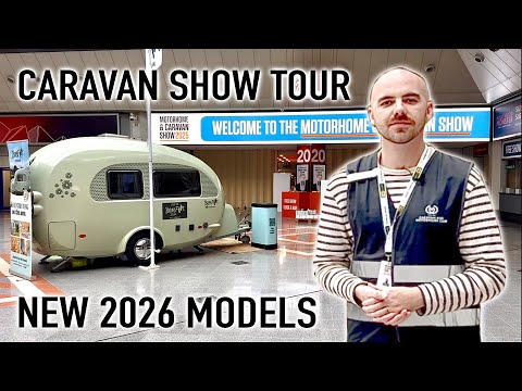 Видео: Выставка караванов NEC, октябрь 2025 г. Ознакомьтесь с новыми моделями туристических караванов 20...