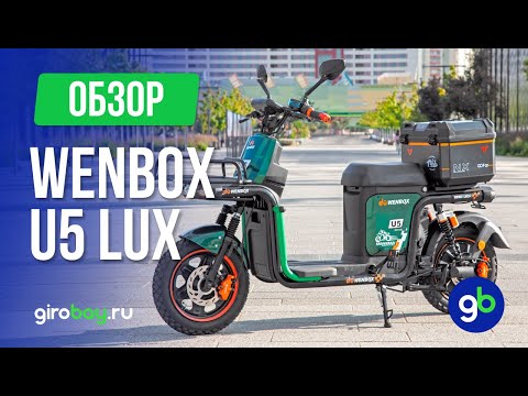 Видео: WENBOX U5 LUX 1500W (60V/45Ah): Электровелосипед для курьеров — мощь, дальность и вместительность! 🚀