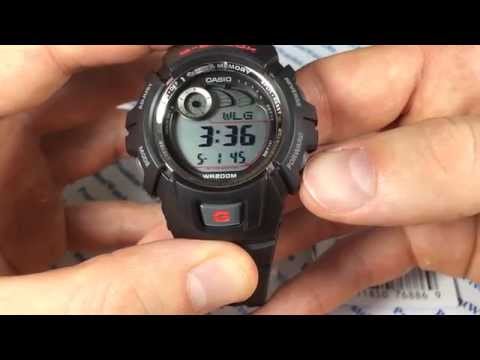 Видео: Как настроить часы Casio G-SHOCK G-2900F-1V - инструкция