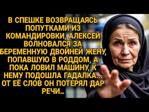 Видео: Алексей спешил к жене в роддом, но слова гадалки изменили всё…