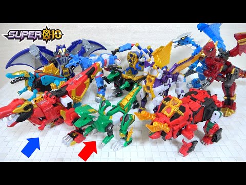 Видео: [🔴🦖Динозавры и животные превращаются в роботов! ] Ти-Рекс Пегас Дракон... "СУПЕР10"