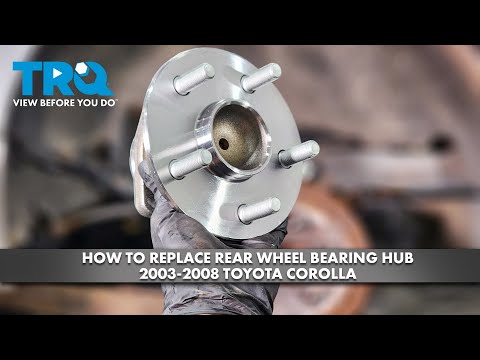 Видео: Как заменить подшипник ступицы заднего колеса на Toyota Corolla 2003-2008 годов