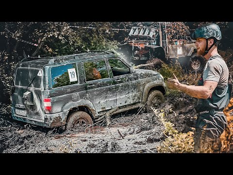 Видео: Врываюсь во ВНЕДОРОЖНЫЕ ГОНКИ на стандартном Патриоте.  Есть нюансы