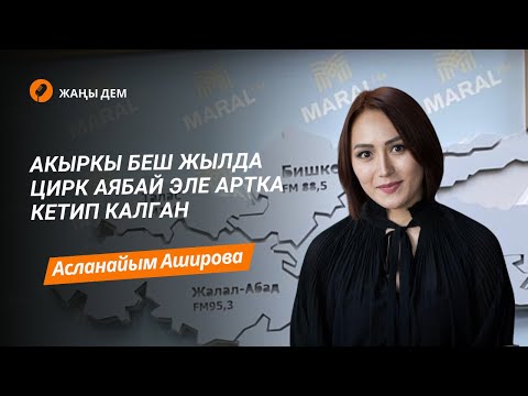 Видео: Цирктин жаңы директору Асланайым Аширова: Жаныбарлар кароосуз калган болчу