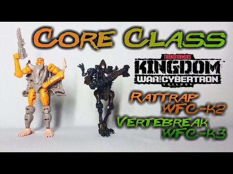 Видео: Обзор на TRANSFORMERS KINGDOM - Rattrap/Vertebreak (WFC-K2/WFC-K3)