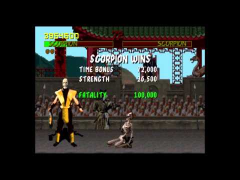 Видео: Mortal Kombat Прохождение за Scorpion'a (Arcade Rus)