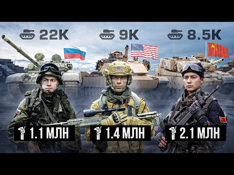 Видео: Какая Армия САМАЯ СИЛЬНАЯ В МИРЕ? | Вооруженные Силы России vs США vs Китай
