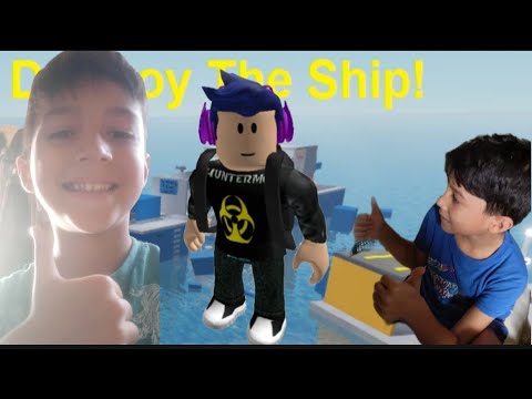 Видео: у моего братика огромный корабль в игре roblox