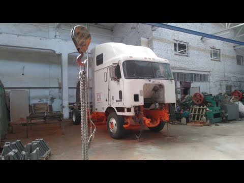 Видео: Воскрешение lnternational 9800 установка горного тормоза