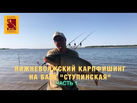Видео: Нижневолжский карпфишинг  на базе "Ступинcкая" Часть 1