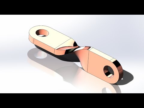 Видео: Видеоуроки SolidWorks. Деформация детали в SolidWorks