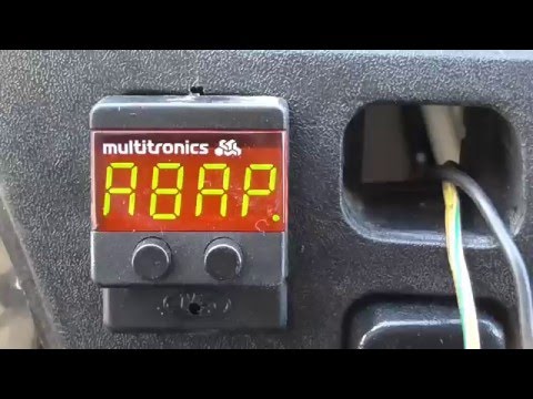 Видео: Бортовой компьютер multitronics