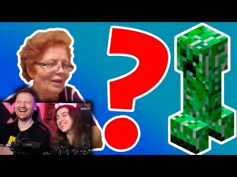 Видео: 😂БАБУШКА УГАДЫВАЕТ МОБОВ В MINECRAFT😂 | РЕАКЦИЯ на Пятерку