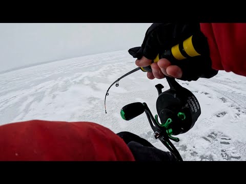 Видео: ПОДО МНОЙ СОТНИ СУДАКОВ, УДАРЫ НА ОПУСКАНИИ приманки. Рыбалка зимой со льда 2023-24
