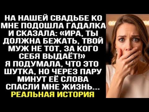 Видео: На свадьбе гадалка сказала: «Беги, твой муж не тот, за кого себя выдаёт!» Её слова спасли мне жизнь