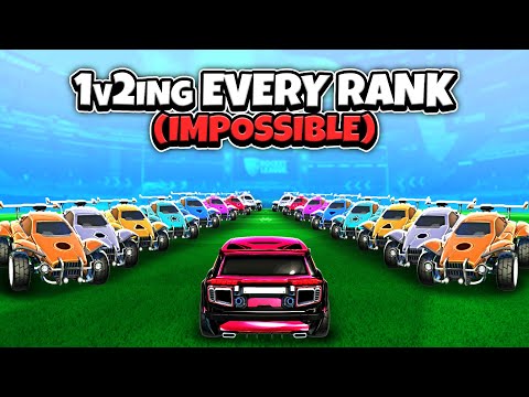 Видео: Я попробовал сыграть 1 на 2 на каждом ранге в Rocket League… (НЕВОЗМОЖНО)