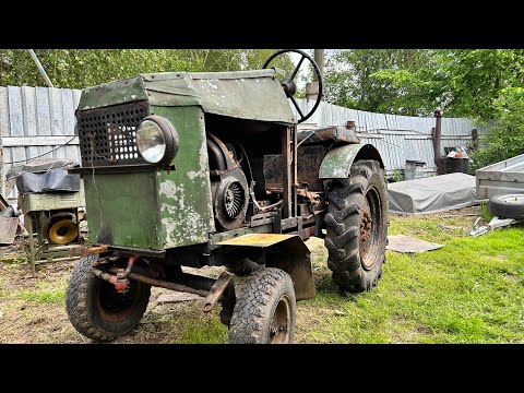 Видео: ЗАВЕДЕТСЯ ЛИ САМОДЕЛЬНЫЙ СОВЕТСКИЙ ТРАКТОР ПОСЛЕ ДОЛГОГО ПРОСТОЯ?!