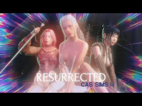 Видео: ВОСКРЕСШИЕ ⚔️ CAS по моим РИСУНКАМ | sims 4