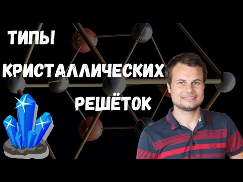 Видео: Типы кристаллических решёток. Аморфные вещества.