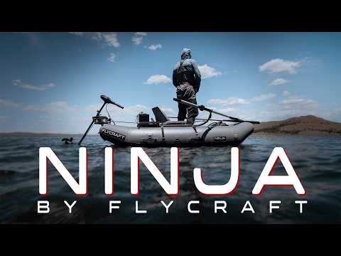 Видео: НОВАЯ одноместная рыболовная лодка Ninja: идеальная надувная лодка с возможностью установки мотор...