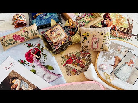 Видео: Что я вышила за лето и осень: ФИНИШИ ❌ I ПРОЦЕССЫ 🪡🧵 I ПОКУПКИ 🛍 [Вышивка крестом]