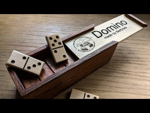 Видео: КРАСНОЕ ДЕРЕВО и КЛЁН | Эксклюзивный набор домино | Ручная работа