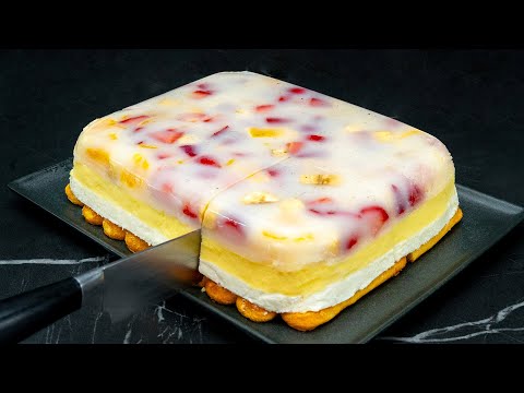 Видео: Торт в 4 слоя, без выпечки! Больше вы не захотите покупать торт
