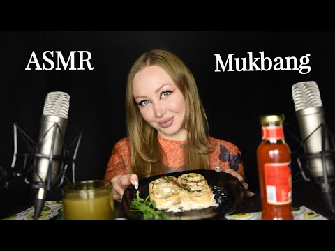 Видео: ASMR Mukbang / Asmr Рулеты из семги / Salmon rolls with macarella / Ответы на вопросы /Итинг/ Eating