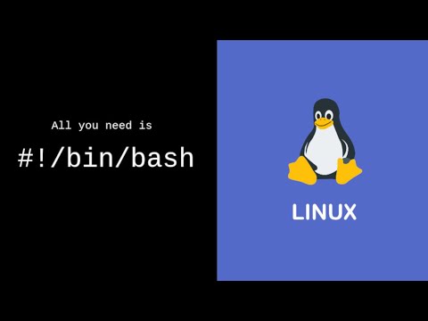 Видео: #1 Bash Shell Уроки - Ваш первый скрипт Hello World