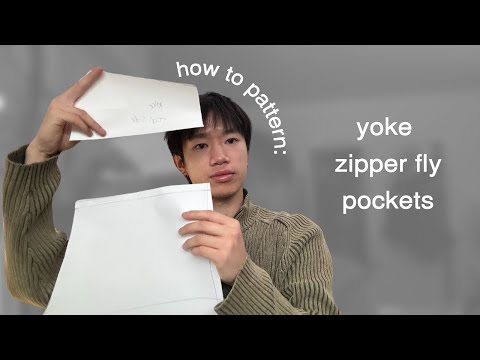 Видео: КАК СДЕЛАТЬ ВЫКРОЙКУ КОКТЕЙЛИ, ЗАСТЕЖКИ-МОЛНИИ И КАРМАНОВ