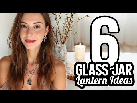 Видео: Сделай сам ⭐️ 6 УДИВИТЕЛЬНЫХ идей декоративных фонарей из стеклянных банок!