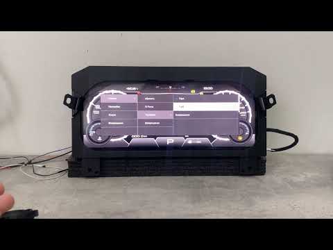 Видео: Цифровая приборная панель для Toyta Land Cruiser Prado 150 (2009-2024) тип 2