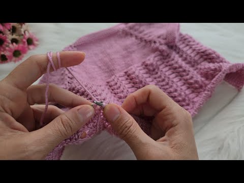 Видео: Никто не поверил, что я вязала клубком ✅️ Бесшовный жилет, начиная с халата ✅️ Детский жилет