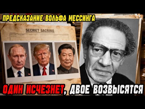 Видео: ОДИН ИСЧЕЗНЕТ, ДВОЕ ВОЗВЫСЯТСЯ МЕССИНГ ПРЕДСКАЗАЛ СУДЬБУ ТРЕХ МИРОВЫХ ЛИДЕРОВ!