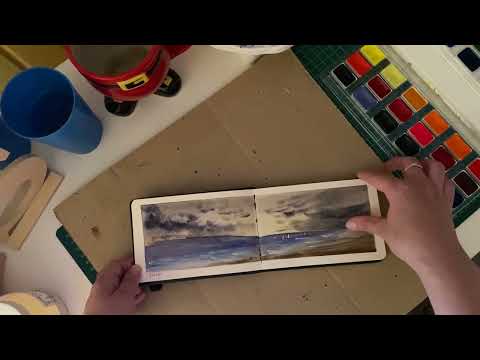 Видео: Листаю скетчбук от Baohong / Sketchbook tour