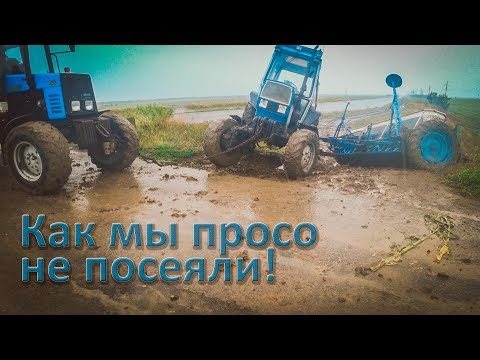 Видео: Как мы просо не посеяли! ЮМЗ-8280 МТЗ-892