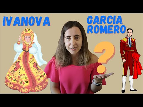 Видео: Как образуются испанские фамилии и Почему нельзя брать фамилию мужа?