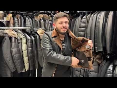 Видео: Мужские натуральные дубленки на Садоводе. Производство Турция. 89267920003