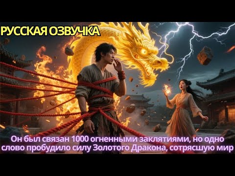 Видео: Он был связан 1000 огненными заклятиями, но одно слово пробудило силу Золотого Дракона сотрясшую мир